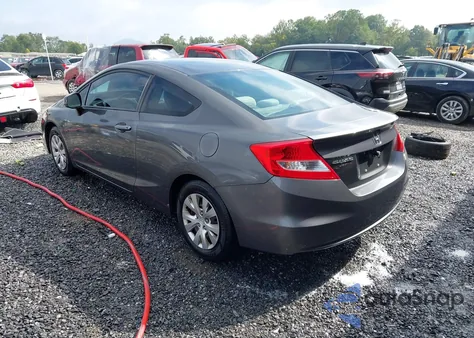 2012 Honda Civic Lx z USA, uszkodzony, nr VIN 2HGFG3B5XCH555362